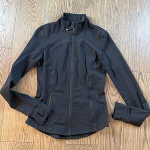Black Lululemon Zip Up Jacket sz 8